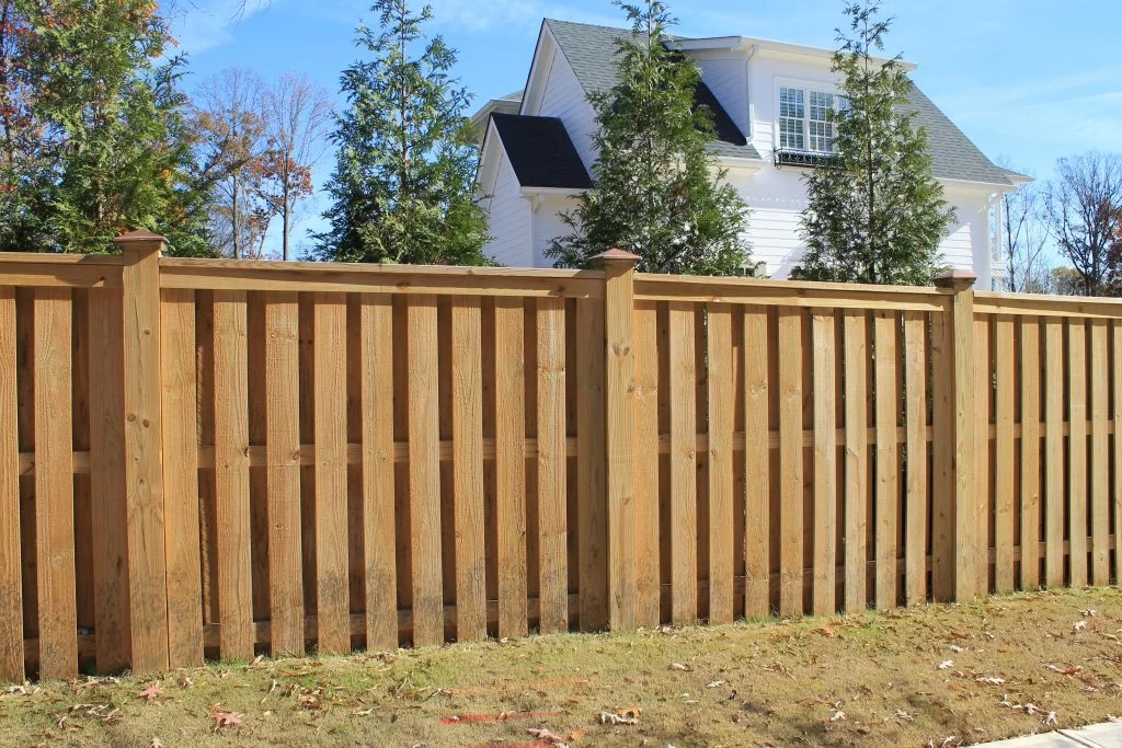 Top Cap Shadowbox Fence